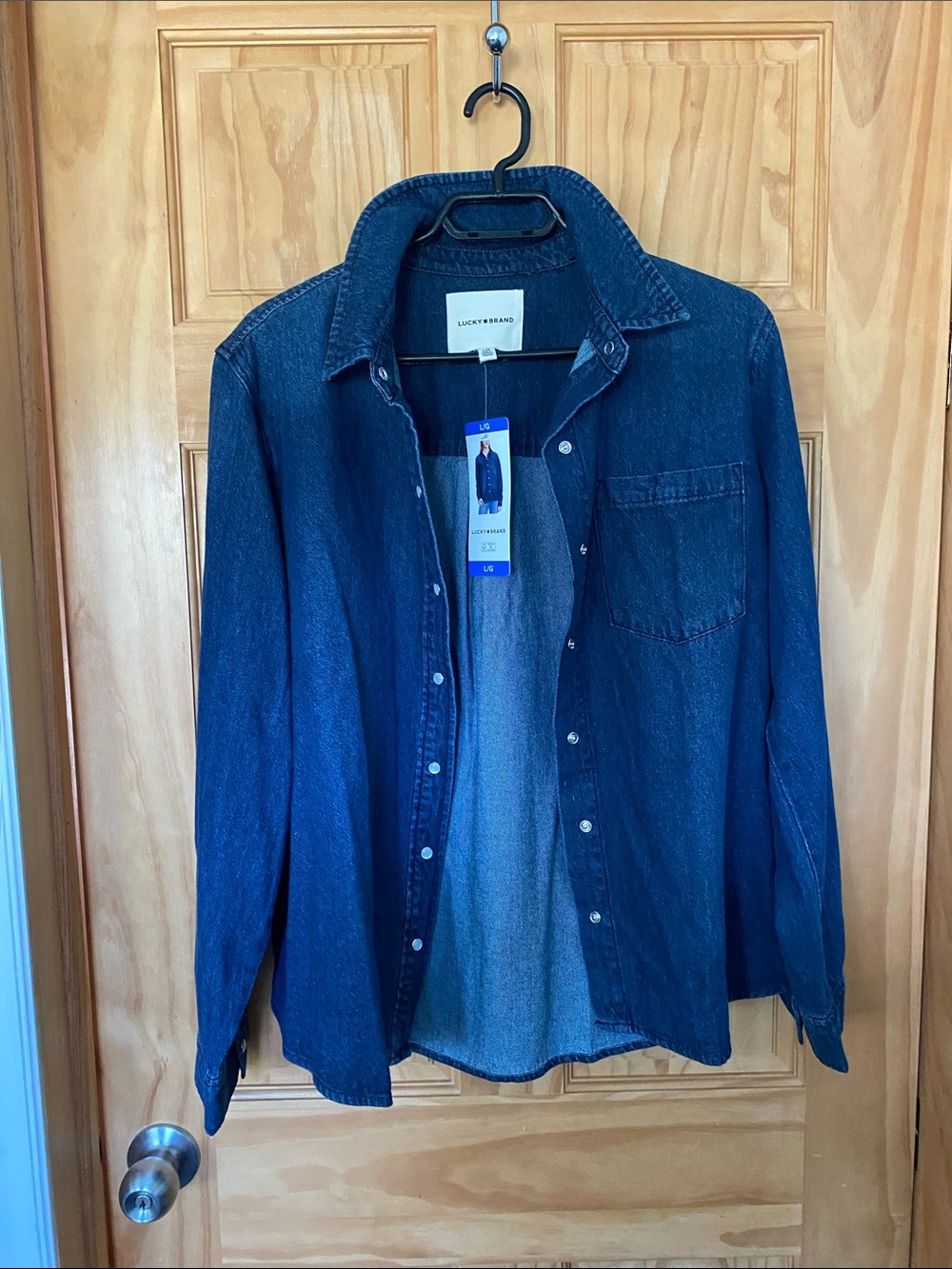 Lucky Brand Indigo Denim Shirt Jacket